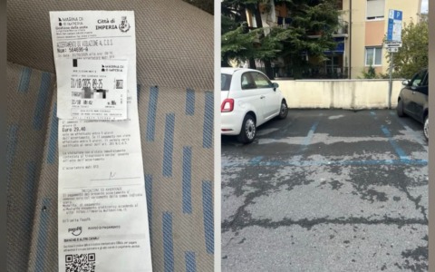 Multato per le troppe strisce blu (e il vigile zelante)