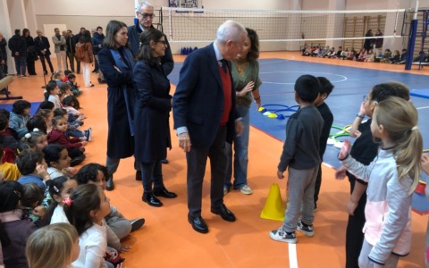 Consegnata agli alunni la nuova palestra di Piazza Calvi
