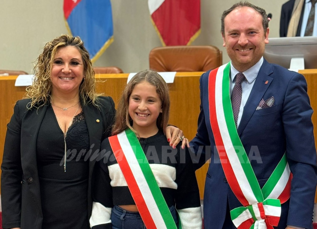 Myriam Campo è la sindaca del Consiglio comunale dei Ragazzi a Ventimiglia