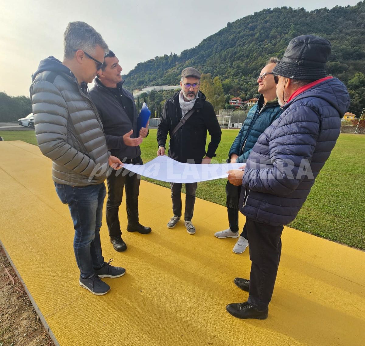 Sopralluogo della Fidal a Vallecrosia per il restyling dello Zaccari