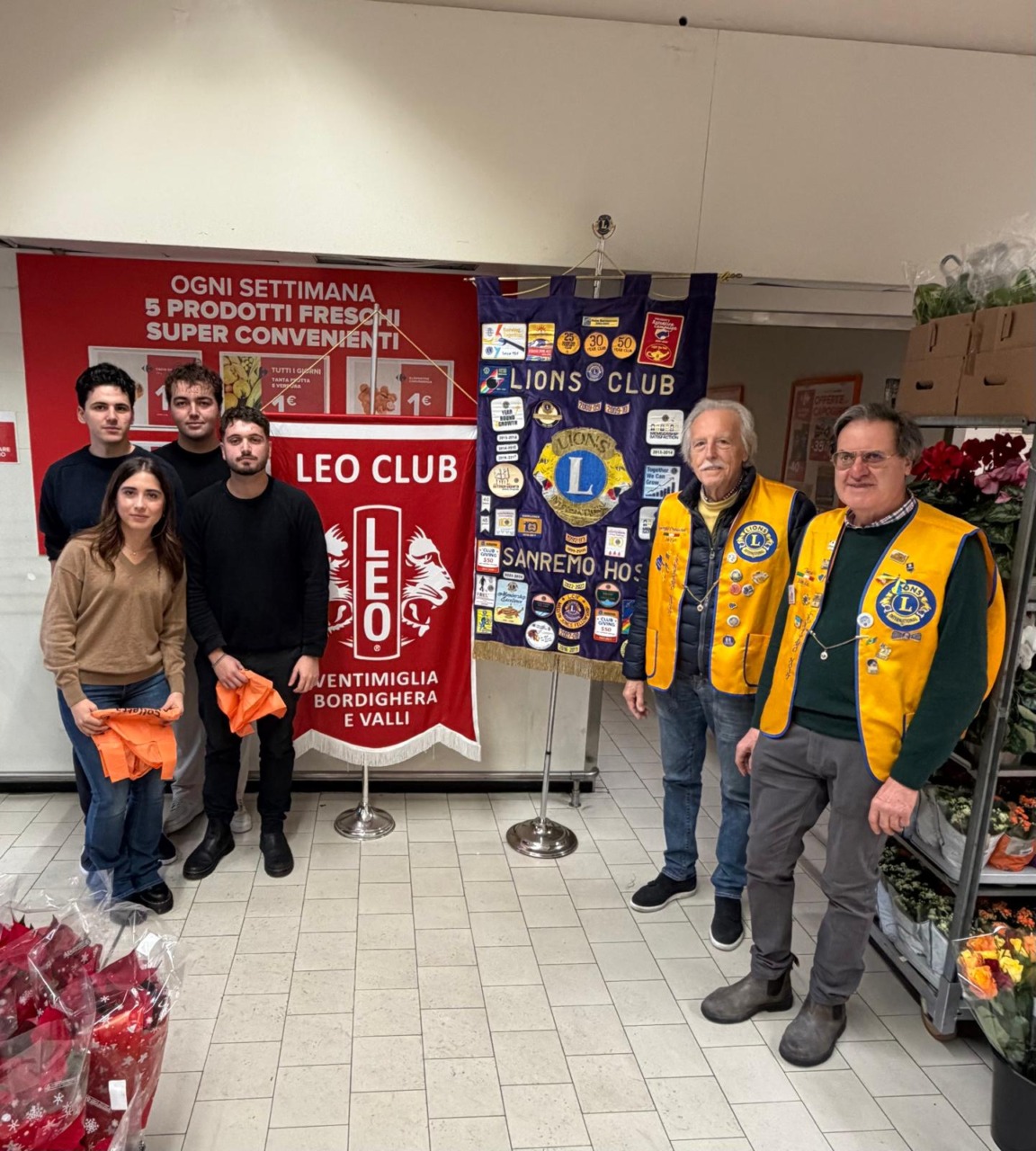 Lions e Leo uniti per la colletta alimentare