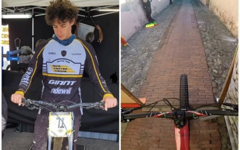 Il video mozzafiato di Mattia Bianco a rotta di collo tra i carrugi della Pigna