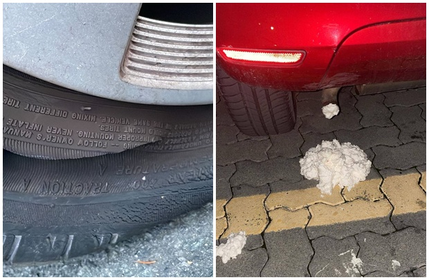 Schiuma nella marmitta e gomme tagliate all’auto di una giovane: atti persecutori?