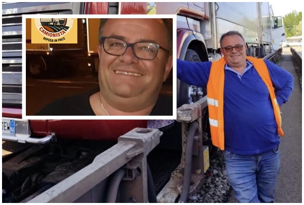 Sabato in Puglia il funerale del camionista Francesco Ventrella morto schiacciato dal suo camion