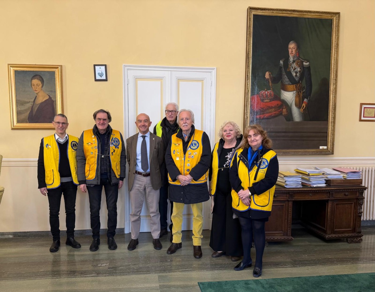 Auguri di Natale in Comune, il Lions Sanremo Host incontra il sindaco Mager