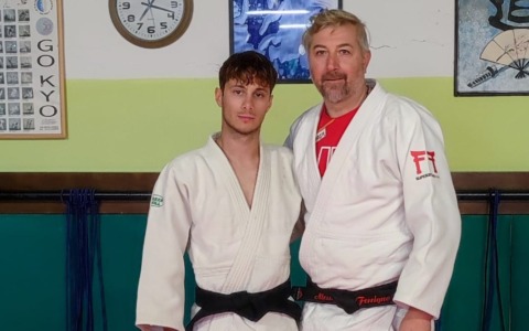 Mattia Cicala nuova cintura nera del Judo Sakura