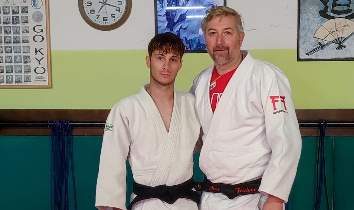 Mattia Cicala nuova cintura nera del Judo Sakura