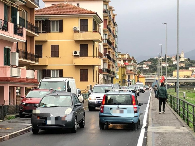 Al via il doppio senso dell’argine destro F. Scajola