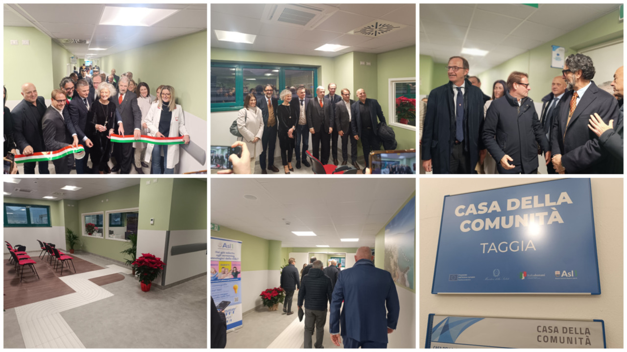 Taglio del nastro per la Casa di Comunità di Taggia. Ecco i servizi