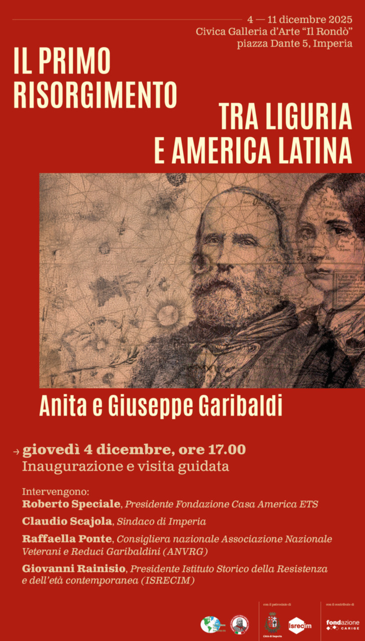 Al Rondò la mostra su Anita e Giuseppe Garibaldi