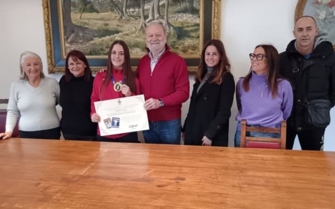 Comune premia judoka campionessa italiana Ludovica Pesce