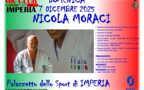 Arti marziali: stage di fine anno a Imperia con il Maestro Moraci