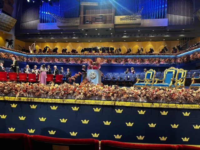 I fiori di Sanremo alla Cerimonia dei Nobel