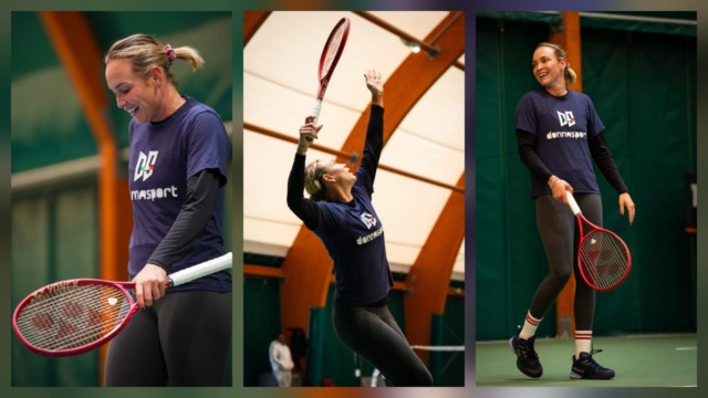 La tennista Donna Vekic a Bordighera