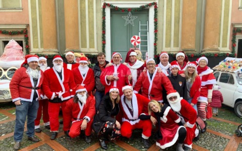 A Dolceacqua arrivano i Babbi Natale in moto