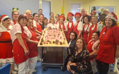 Il vescovo Suetta ha celebrato la messa in preparazione del Natale nella rsa Casa Rachele