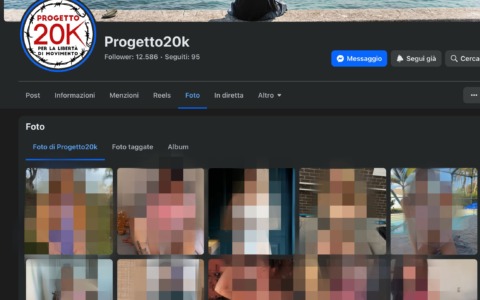 Hackerata con foto di ragazze in lingerie la pagina Facebook dei no border