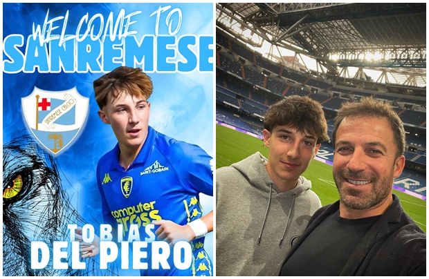 Tobias Del Piero se ne va in sordina. Con Sanremo un amore mai sbocciato. Neppure un minuto in gare ufficiali