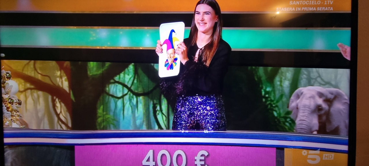 La bordigotta Elisa Burzese dice addio alla Ruota della Fortuna