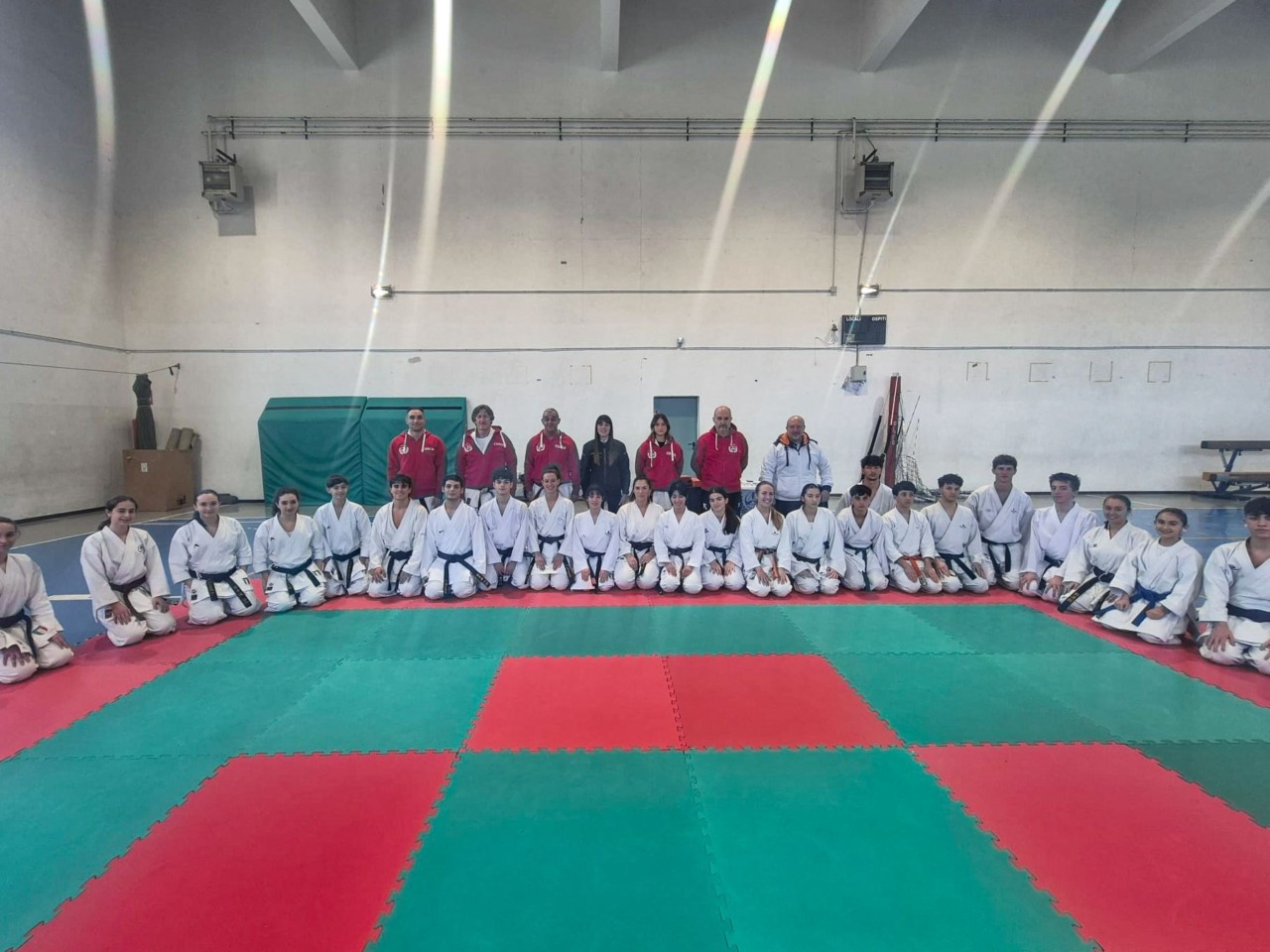 Giovani karateka al Centro di Addestramento Regionale