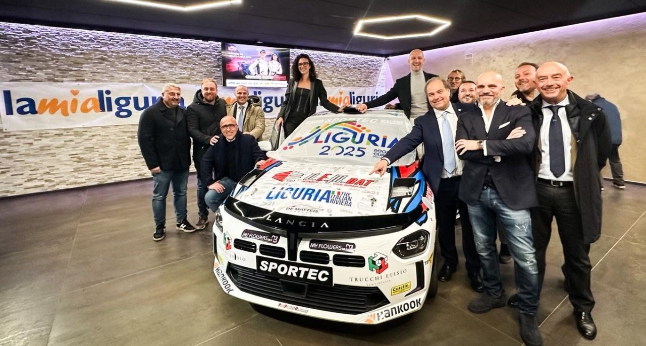 Al Rally di Monte-Carlo un’auto con il logo della “Liguria”
