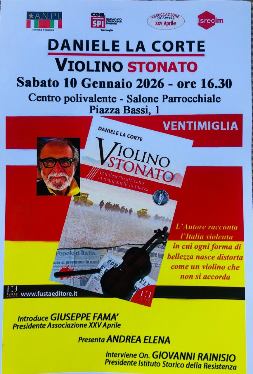 “Violino Stonato”: storia e memoria in un nuovo libro di Daniele La Corte