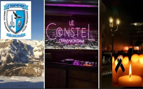 Cordoglio del Sappe Liguria per la tragedia di Crans Montana e la morte di Galeppini