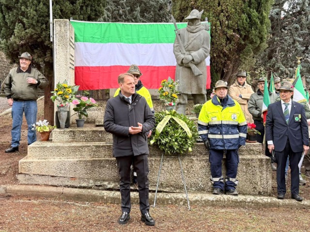 Cerimonia in memoria dei caduti e dei dispersi della Divisione Alpina “Cuneense”