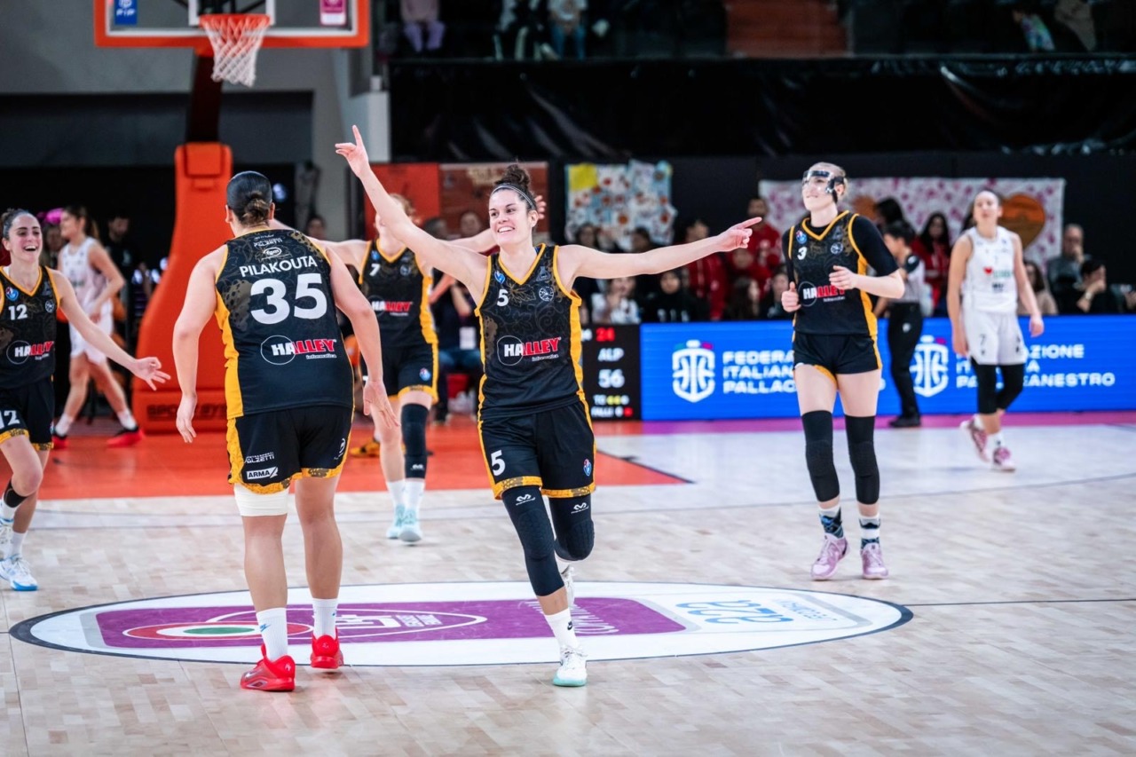 La bordigotta Alessia Cabrini conquista la Coppa Italia di basket di A2 femminile
