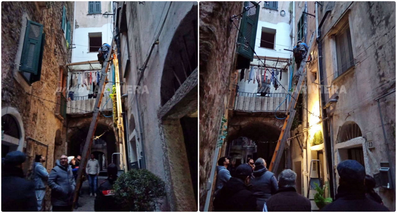 Black out a Camporosso per un cavo della luce tranciato