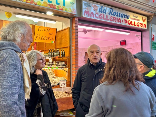 Sopralluogo del comune al mercato annonario di Sanremo