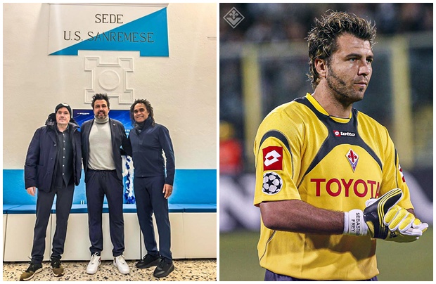 Tra i vip in tribuna oggi a Sanremo l’ex Serie A e nazionale francese Sebastièn Frey