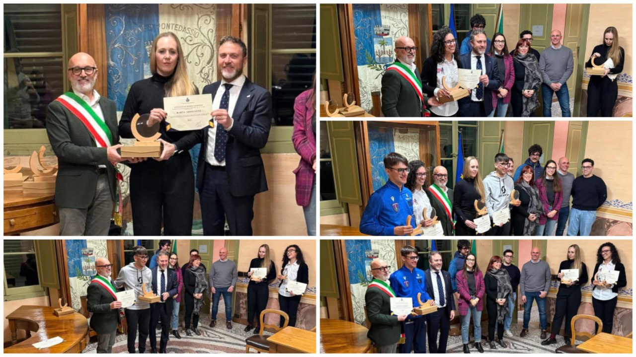 Pontedassio celebra i suoi quattro campioni sportivi