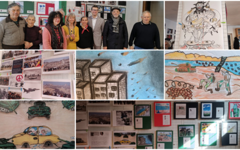 “Il cuore di Gaza” a Sanremo. Mostra con i disegni dei bimbi sotto alle bombe