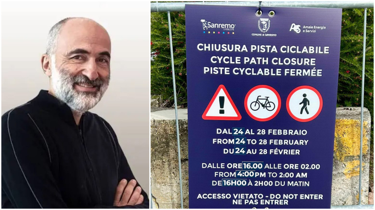 Professore universitario attacca il Comune di Sanremo per navette e taxi sulla ciclabile