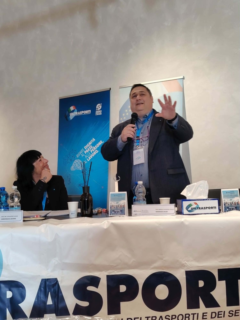 Oscar Matarazzo riconfermato segretario Uiltrasporti Imperia