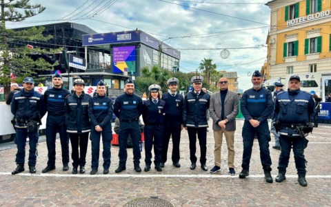 Sanremo: pattuglie miste italo-francesi durante il Festival