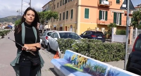Un maxi murale da 32 metri quadrati a Santo Stefano