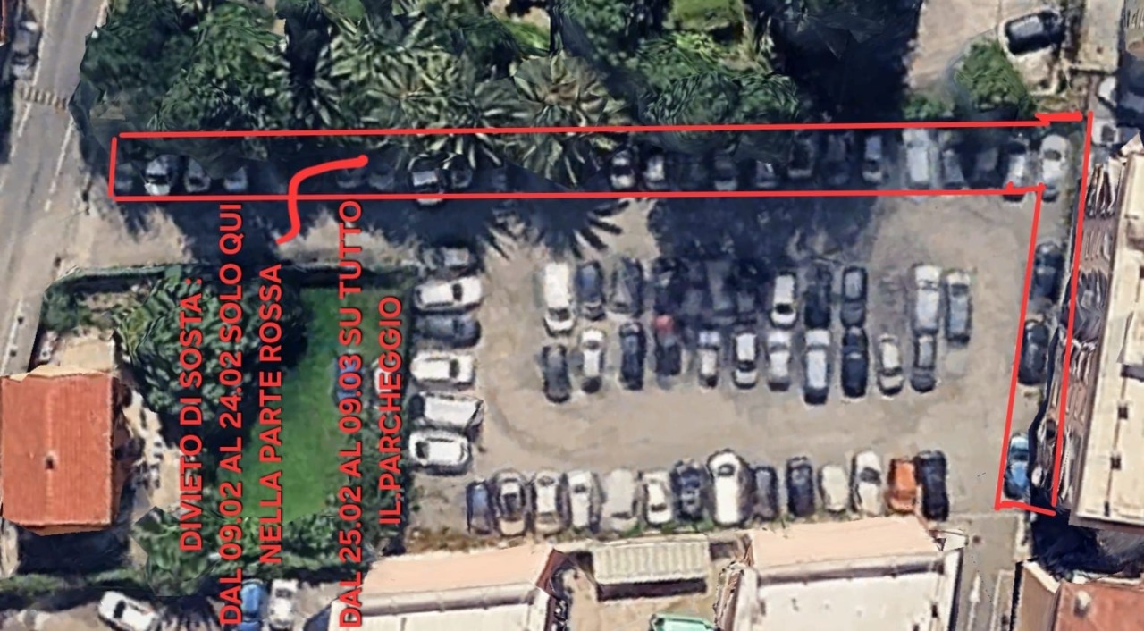 Vallecrosia: occhio ai divieti per i lavori nel parcheggio tra via San Vincenzo e via Giovanni XXIII