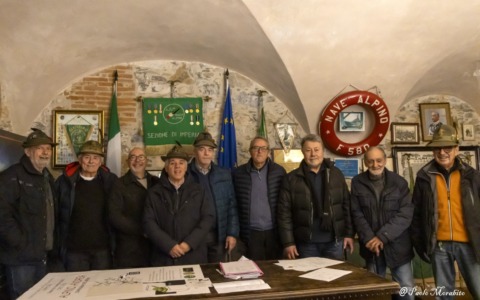 Augusto Ferrari confermato capo gruppo degli Alpini di Imperia