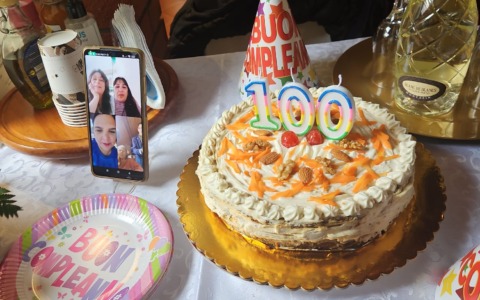 Virginia e Giancarlo festeggiano 100 anni
