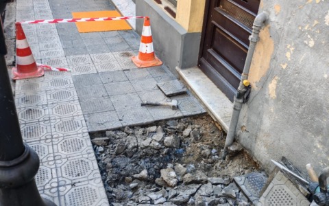 Ripristinata pavimentazione in alcune zone di Sanremo