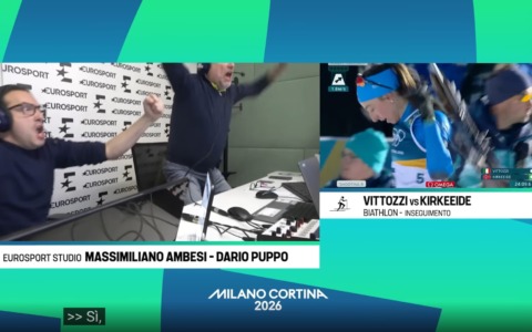 «Che cuore che gara» L’esultanza virale dell’imperiese Ambesi per l’oro di Lisa Vittozzi