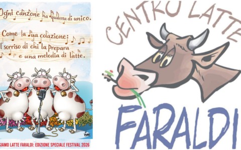 L’originale campagna della sanremese Latte Faraldi firmata da  “Palex” e Milko Dalla Battista