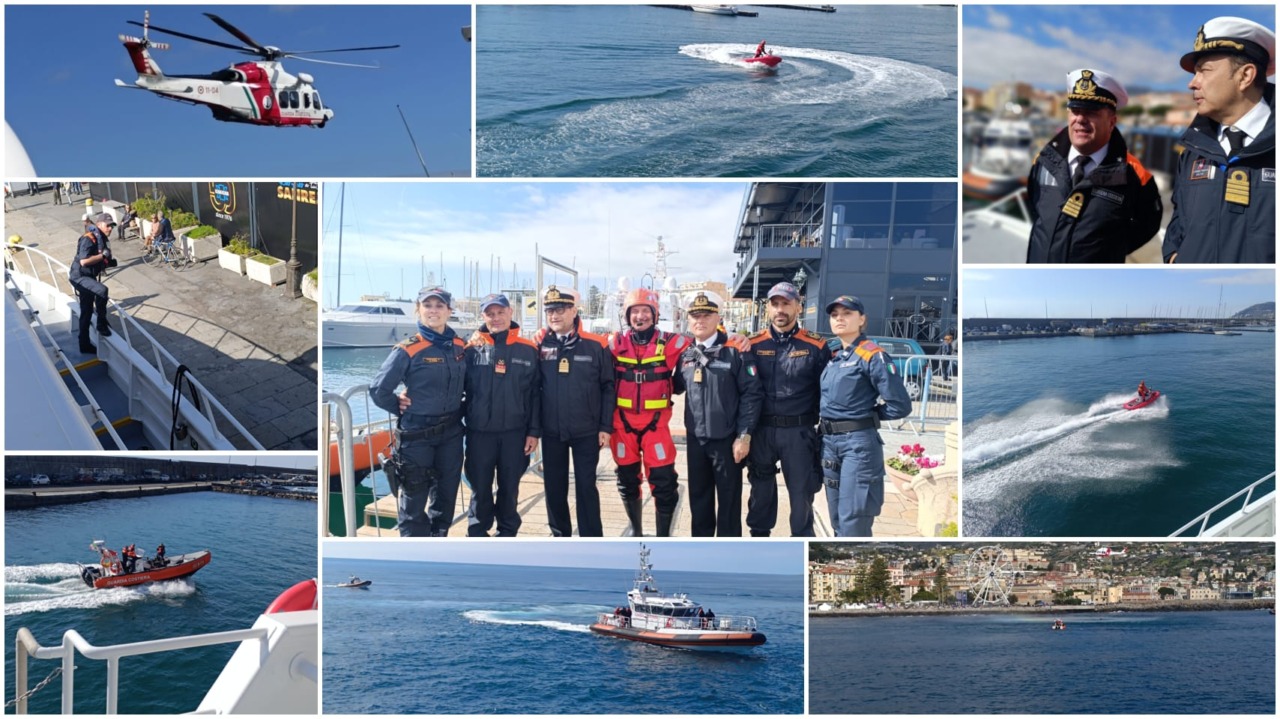Al Festival anche una maxi esercitazione della Guardia Costiera con elicottero e moto d’acqua