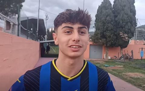 L’eurogoal di Alessandro Boccia che ha regalato il pareggio all’Imperia contro il Vado