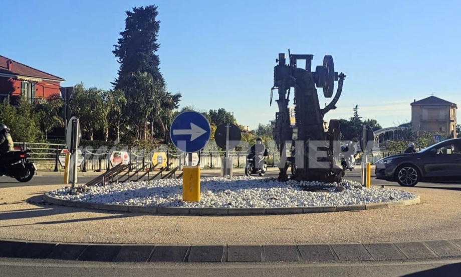 Decollano i lavori per la nuova rotonda di Vallecrosia