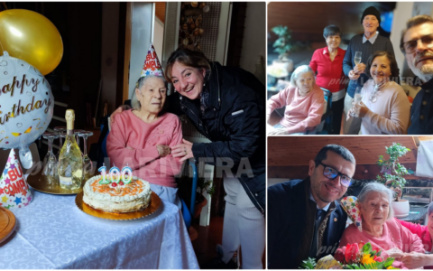 Sanremo festeggia i 100 anni di Virginia, rientrata in Italia dal Venezuela