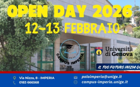 Campus di Imperia, Open Day UNIGE: due giorni per scegliere il proprio futuro