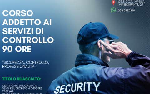 Sicurezza nei locali, al via corso di formazione